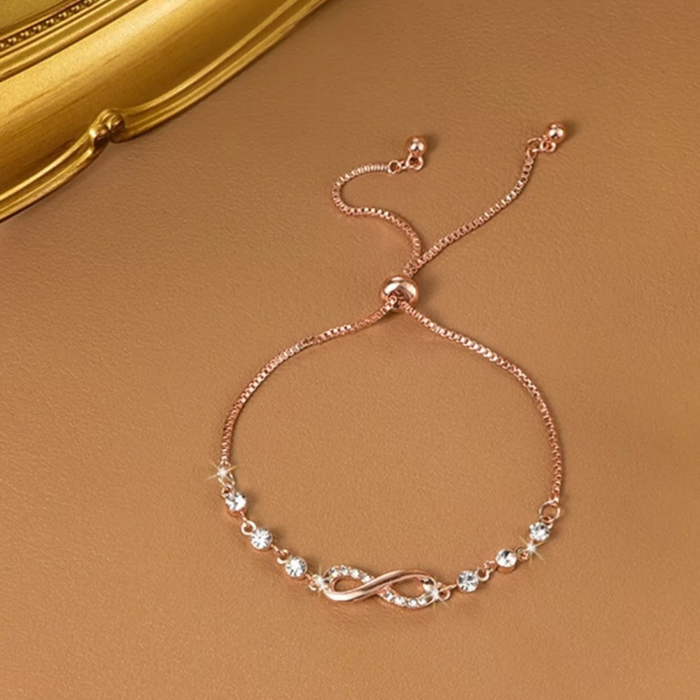 Infinite Love Women Super Flash Bracelet Crystal Decoration  Woman Simple